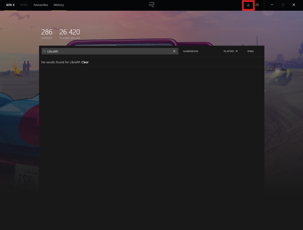 RAGE MP Direct Connect Icon